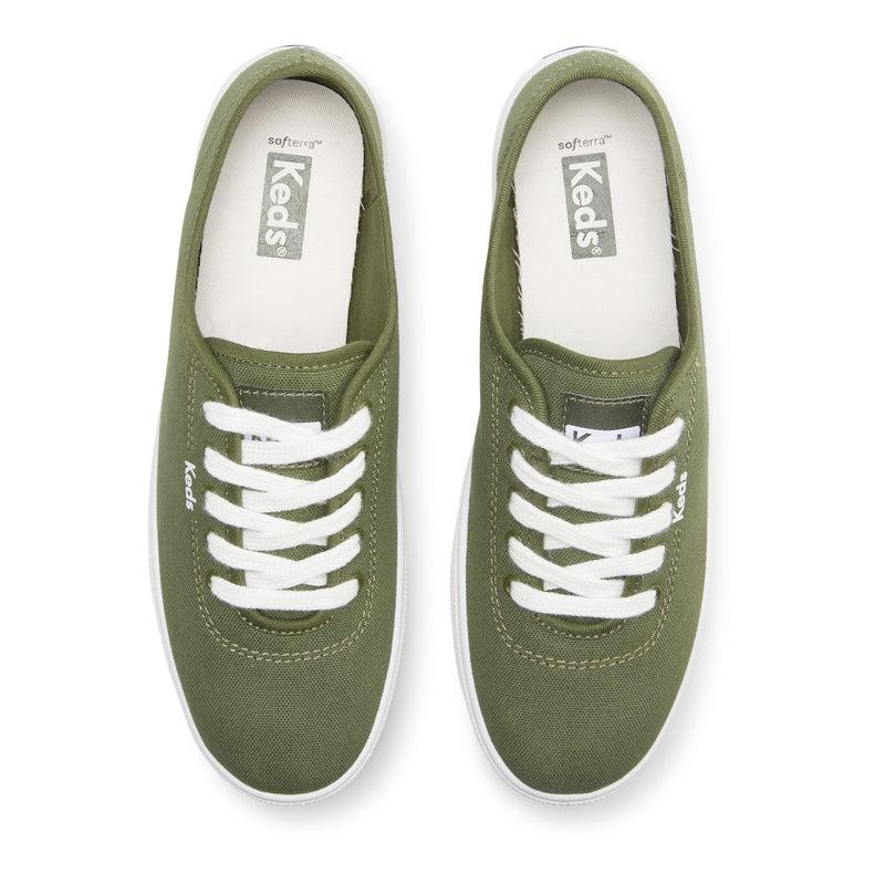 Keds Breezie Kanvas Canvas Kadın Yeşil | VJOPX-2135